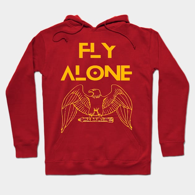 Fly alone Hoodie by Bharat Parv